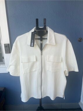 NovaMen Lewis Zip Up Shirt